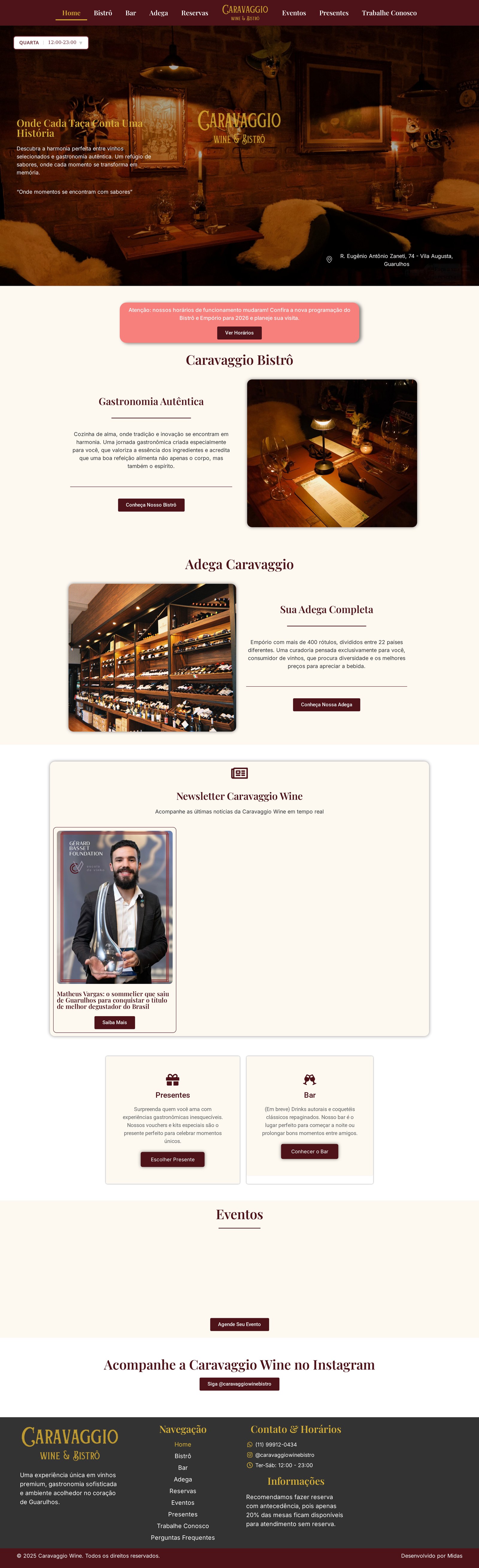 Caravaggio Wine & Bistrô
